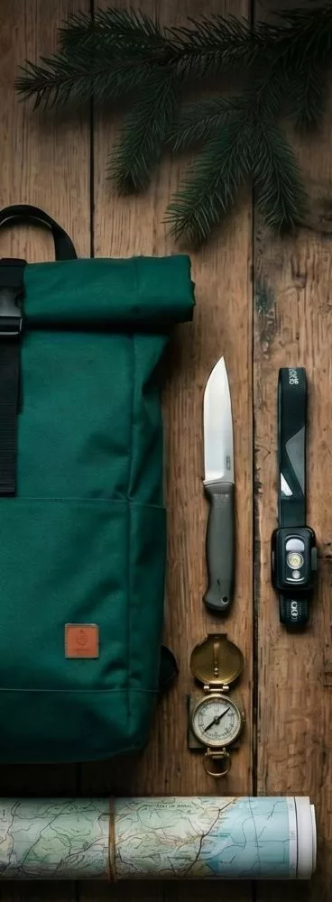 Rugzak en outdoortools